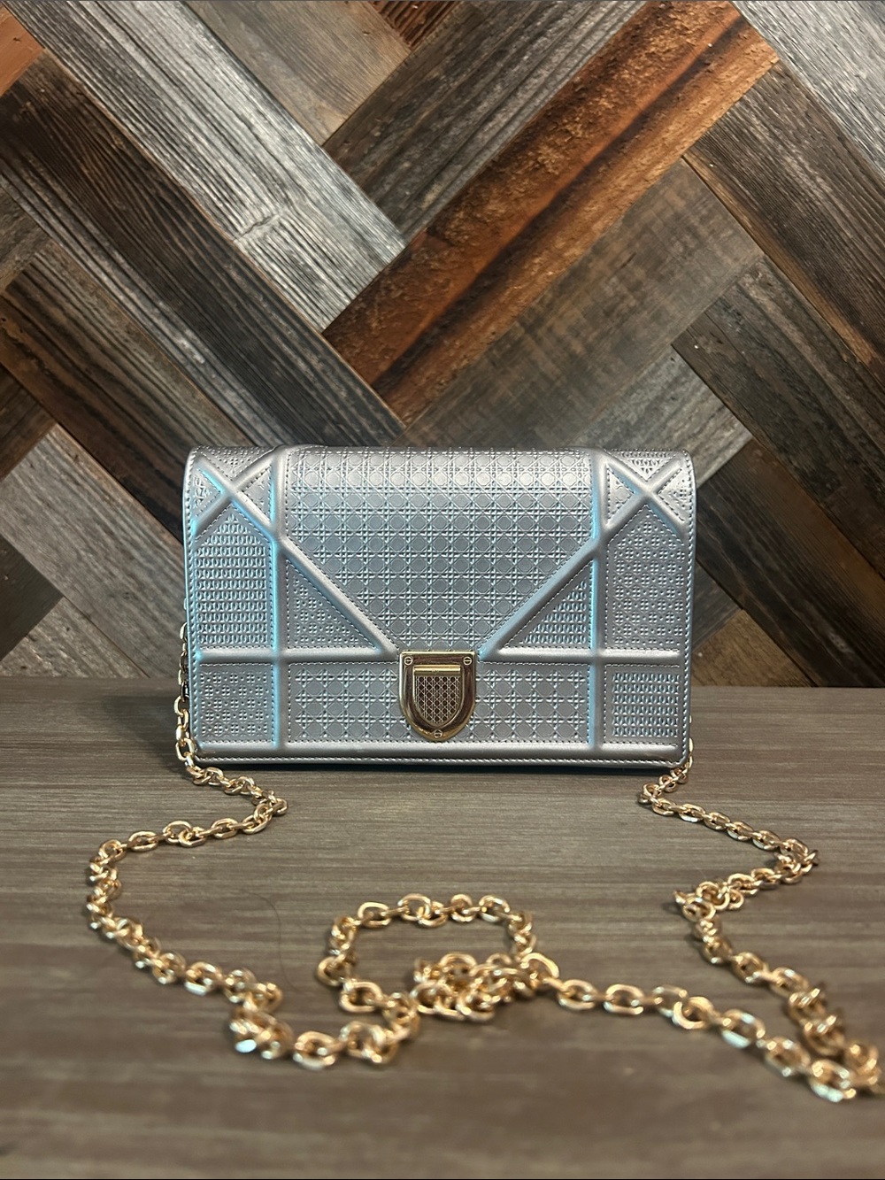 Christian Dior Diorama Wallet on Chain